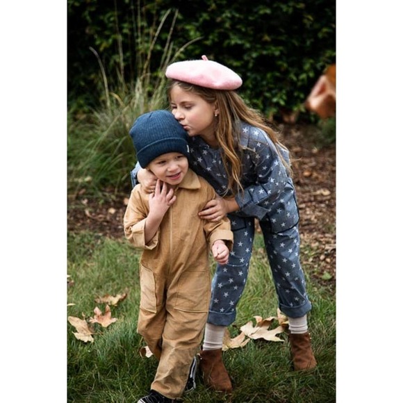 NWT Billie Unisex Romper-Chambray Star size 7 - Picture 3 of 4